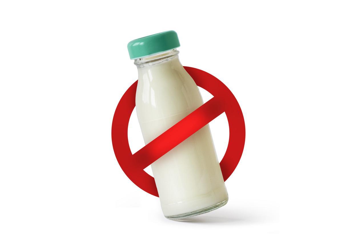 Raw milk illegal concept